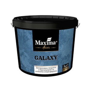 Декоративное покрытие с перламутром и стеклянными микросферами Galaxy Maxima Decor